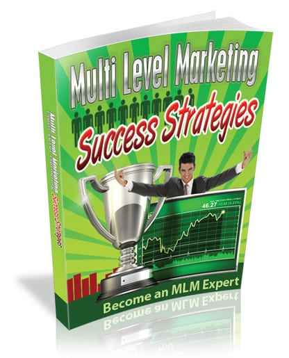 Multi Level Marketing Success Strategies digital ebook with resell rights cover