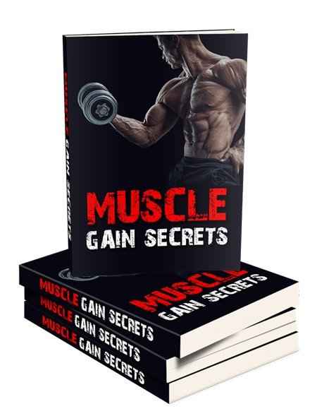 Muscle Gain Secrets digital ebook with PLR and MRR resell rights for building muscle mass