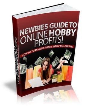Online hobby profits guide digital download with PLR MRR resell rights