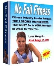Fitness eBook cover with two essential exercise types for weight loss and fat burning routine