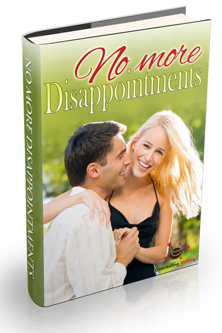 No More Disappointments dating guide ebook with PLR MRR resell rights