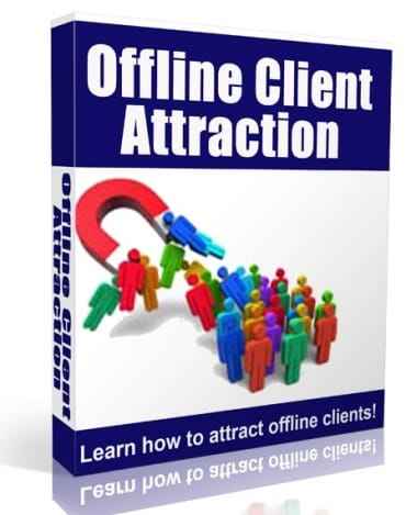 Offline client attraction PLR pack with resell rights for targeting local business owners