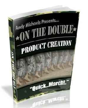 On The Double Product Creation guide with PLR and resell rights for digital product creation
