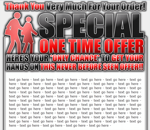 One Time Offer Templates V3 with PLR MRR rights digital download ready for sales letters