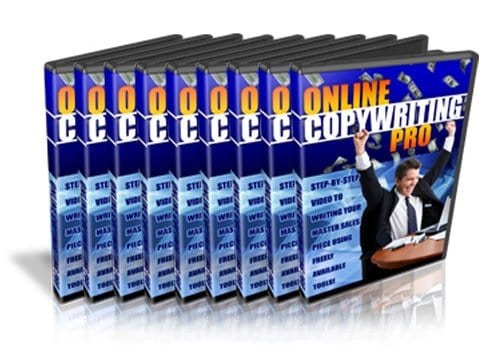 Online copywriting pro video course with PLR MRR resell rights – step by step sales copy mastery