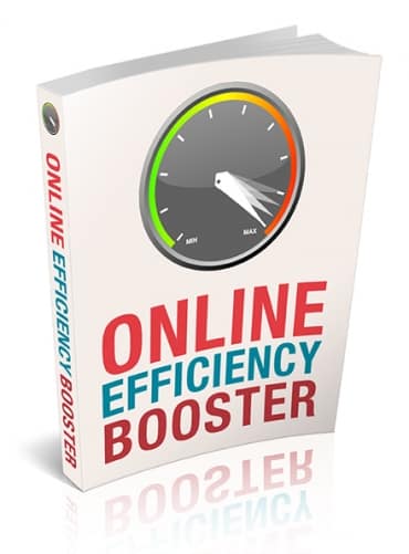 Online Efficiency Booster productivity tools eBook with PLR MRR resell rights digital download
