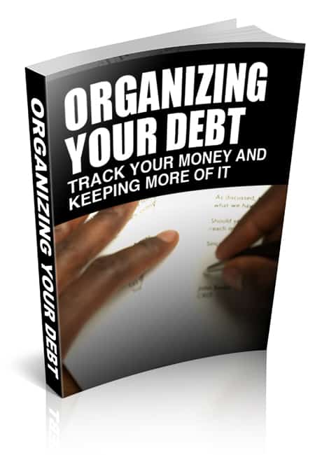 Digital guide for organizing debts and money management with resell rights