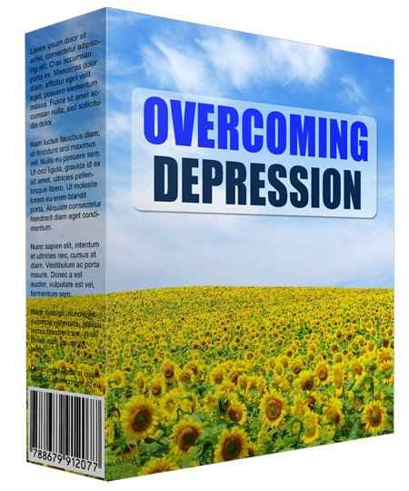 Overcoming Depression PLR software - digital download for beating depression and making money online