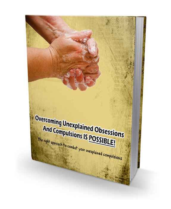 eBook cover Overcoming Unexplained Obsessions and Compulsions digital download PLR MRR