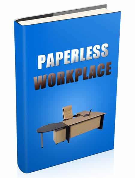 Paperless workplace marketing PLR report with direct mail insights and resell rights