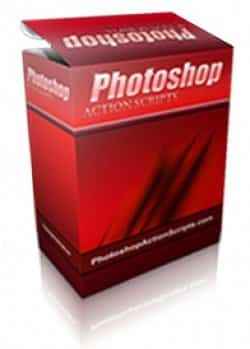 Photoshop action scripts for creating professional cover graphics with resell rights
