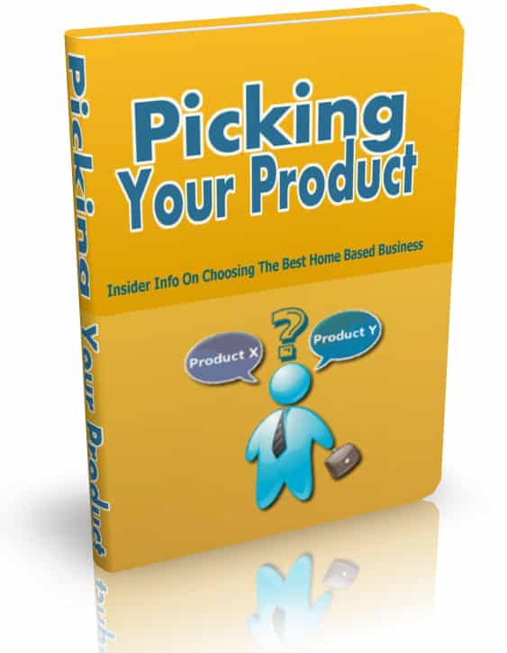 Digital guide about picking your product for a home business with PLR MRR resell rights
