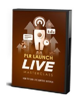 PLR Launch Live Masterclass