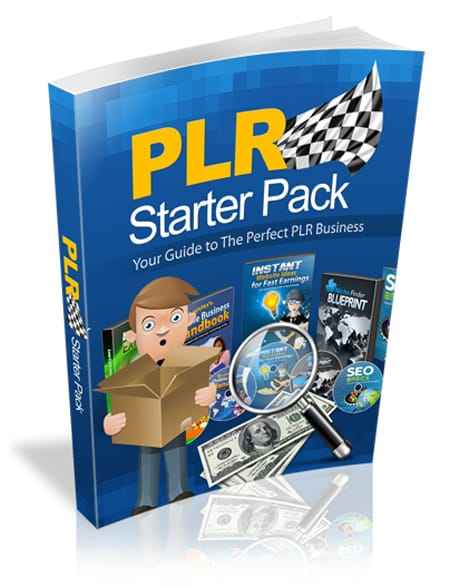 Digital PLR Starter Pack for instant download with full resell rights and fast income secrets