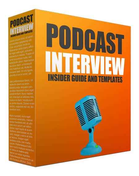 Podcast Interview Template for PLR MRR resell – digital download guide to asking great questions
