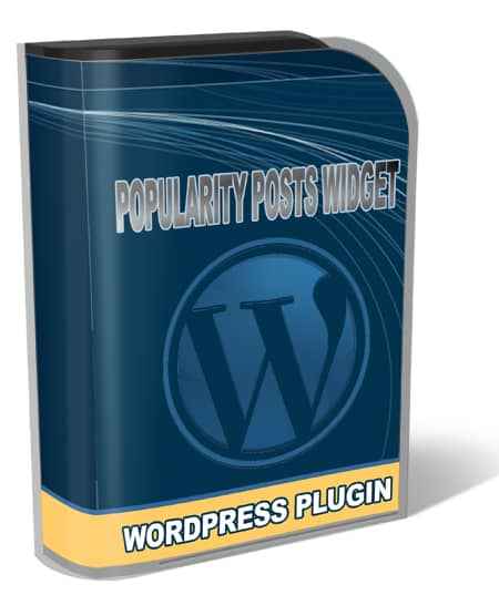 Popular Posts WordPress Plugin widget showcasing blog trending articles with resell rights digital download