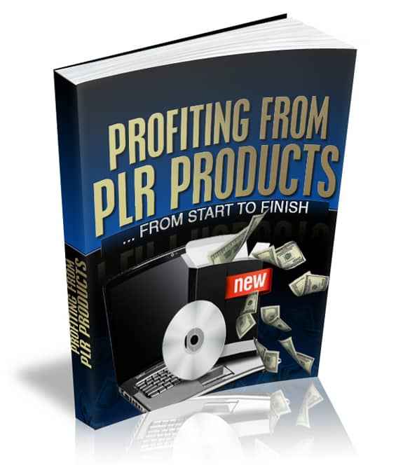 Profiting From PLR Products - digital download guide with resell rights and step-by-step strategies