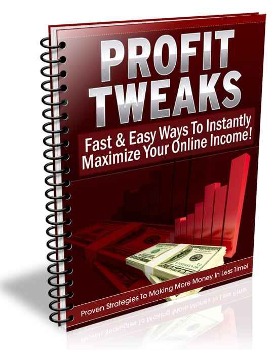 Profit Tweaks - PLR digital report with automated email marketing and resell rights