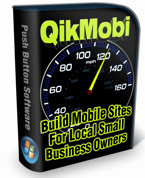 QikMobi Software mobile site builder digital download resell rights screenshot
