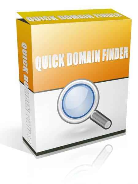 Quick Domain Finder software for finding expired domains with PLR/MRR resell rights