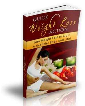 Quick weight loss action digital guide with PLR resell rights for fat loss transformation