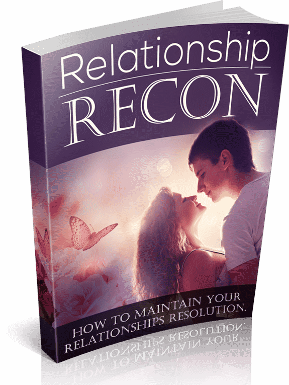 Relationship Recon PLR ebook cover image - digital relationship guide with resell rights