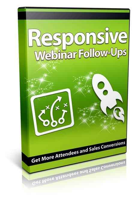 Responsive Webinar Follow-Ups: Video course on boosting sales conversions with PLR resell rights