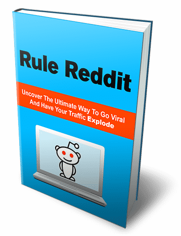 Rule Reddit ebook cover – digital marketing guide for viral traffic with PLR resell rights