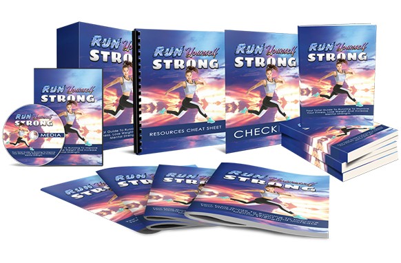 Running fitness PLR video tutorial package with step-by-step guide and resell rights