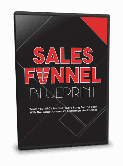 Sales Funnel Blueprint cover image showing a stacked funnel diagram for digital marketing profits