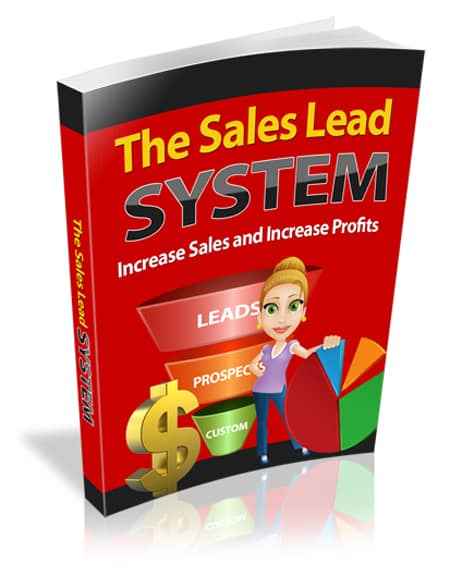 Sales Lead System eBook with PLR and MRR rights for network marketing lead generation