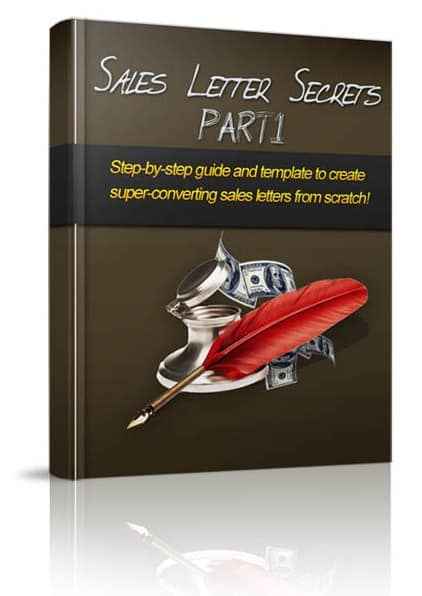 Sales Letter Secrets – digital download with PLR/MRR resell rights for high-converting copywriting