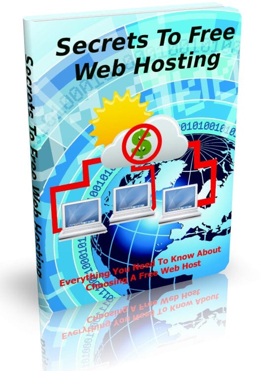 Free web hosting secrets digital guide with PLR resell rights for saving money