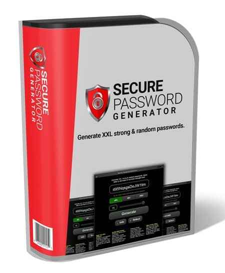 Secure Password Generator software for creating strong random passwords with PLR resell rights