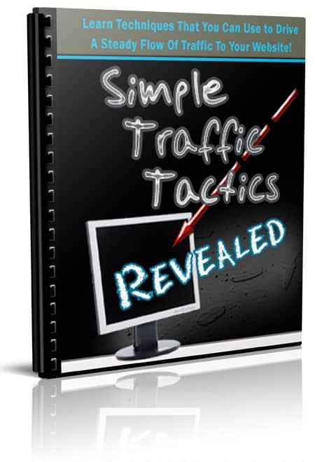 Simple Traffic Tactics Revealed digital ebook with PLR and MRR resell rights for webmasters