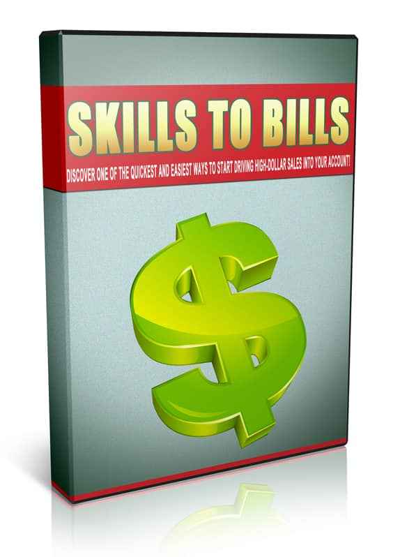 Skills to Bills digital course - learn to sell high-profit services online with PLR/MRR rights