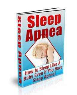 Sleep Apnea guide digital download with PLR MRR resell rights for better sleep