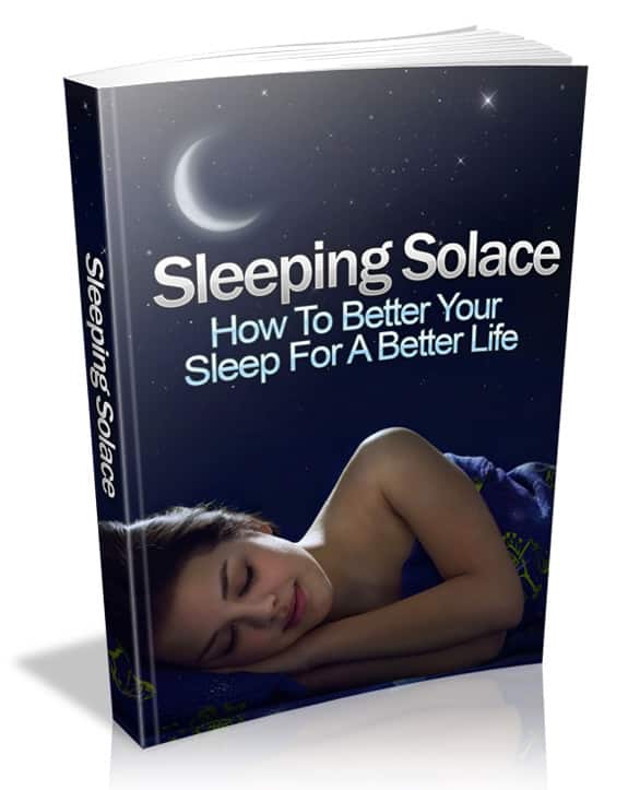 Sleeping Solace digital guide to overcome insomnia with PLR resell rights