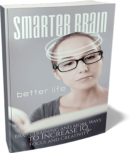 Smarter Brain training guide digital PLR MRR product showing brain boost and cognitive enhancement