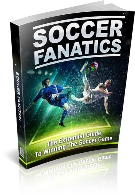 Soccer Fanatics PLR guide with digital download and resell rights for winning soccer strategies