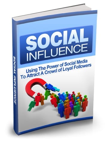 Social influence digital guide with PLR resell rights for marketing success