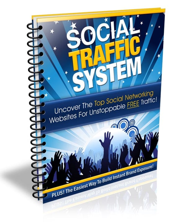 Social Traffic System digital PLR MRR package with traffic generation strategies
