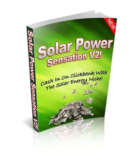 Solar Power Sensation V2 resell product pack with solar niche digital downloads