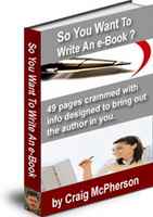 So You Want To Write An eBook cover – digital PLR guide for aspiring authors with resell rights
