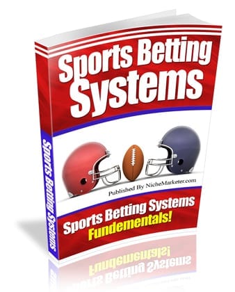 Sports Betting Systems digital guide with PLR resell rights - start winning today