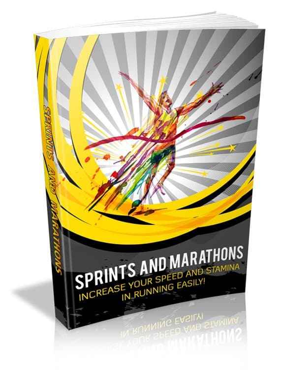 Sprints And Marathons running guide digital download with PLR resell rights for coaches and athletes