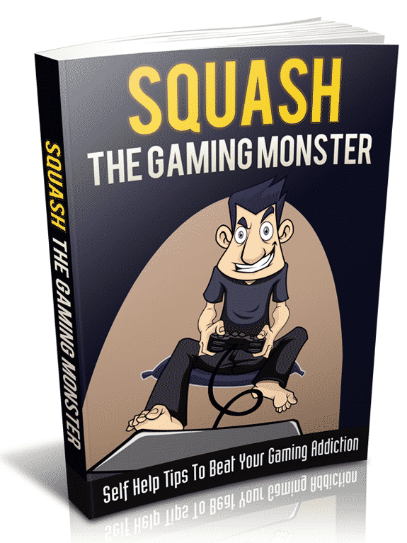 Squash Gaming Monster - digital guide to break video game addiction with PLR resell rights