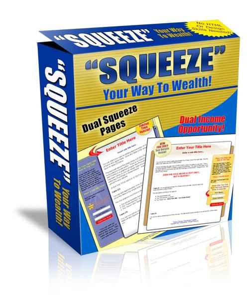 Dual Squeeze Pages Profit Pack - two professionally designed squeeze pages with PLR rights for digital download