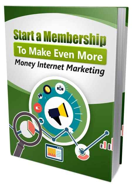 Digital membership start guide with PLR MRR resell rights for internet marketing recurring income