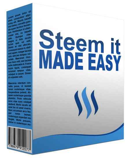 SteemIt Made Easy - digital PLR MRR resell rights software for crypto earnings